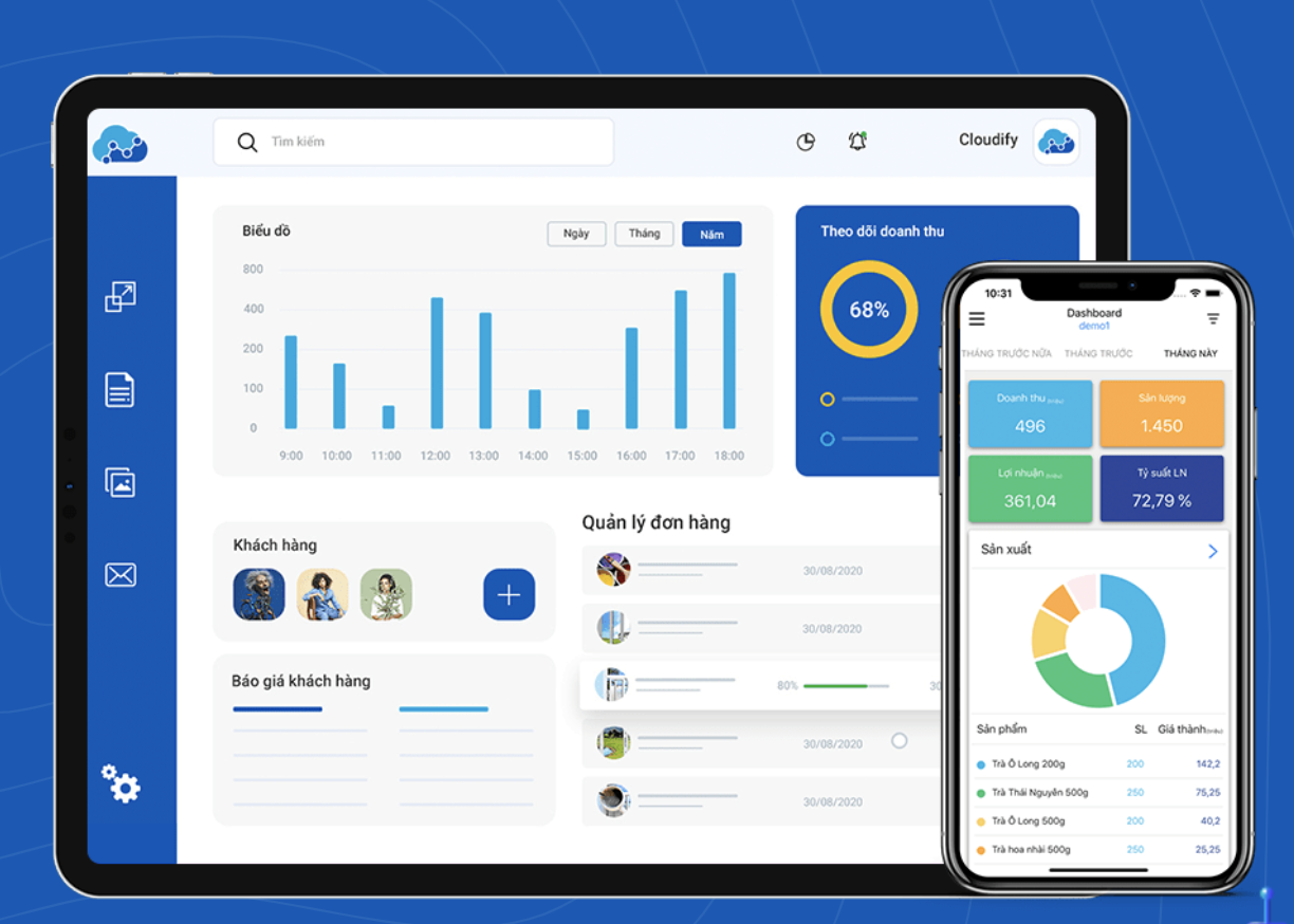 Phần mềm quản lý doanh nghiệp Cloudify ERP
